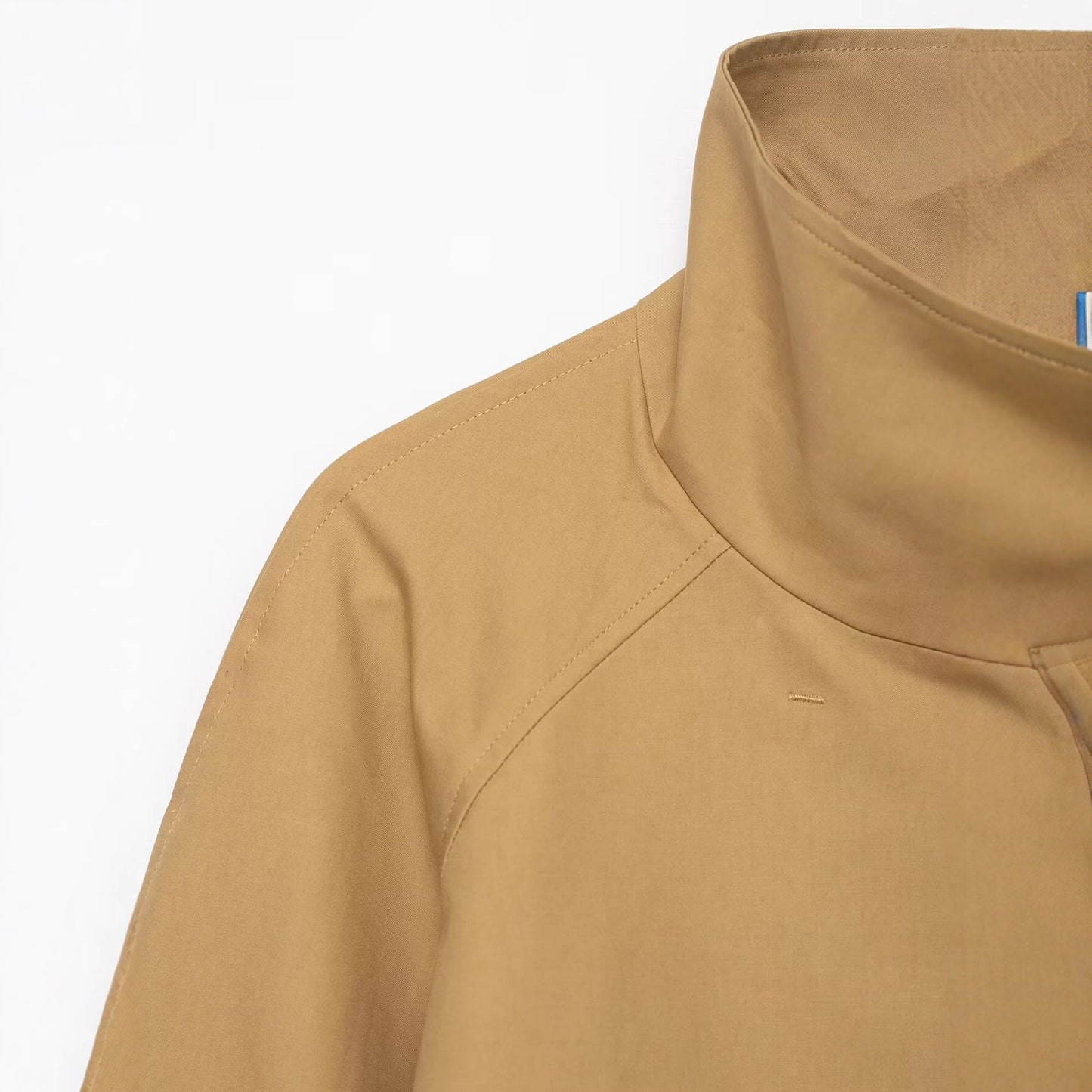 Women's Stand Collar Crisp One Button Profile Coats