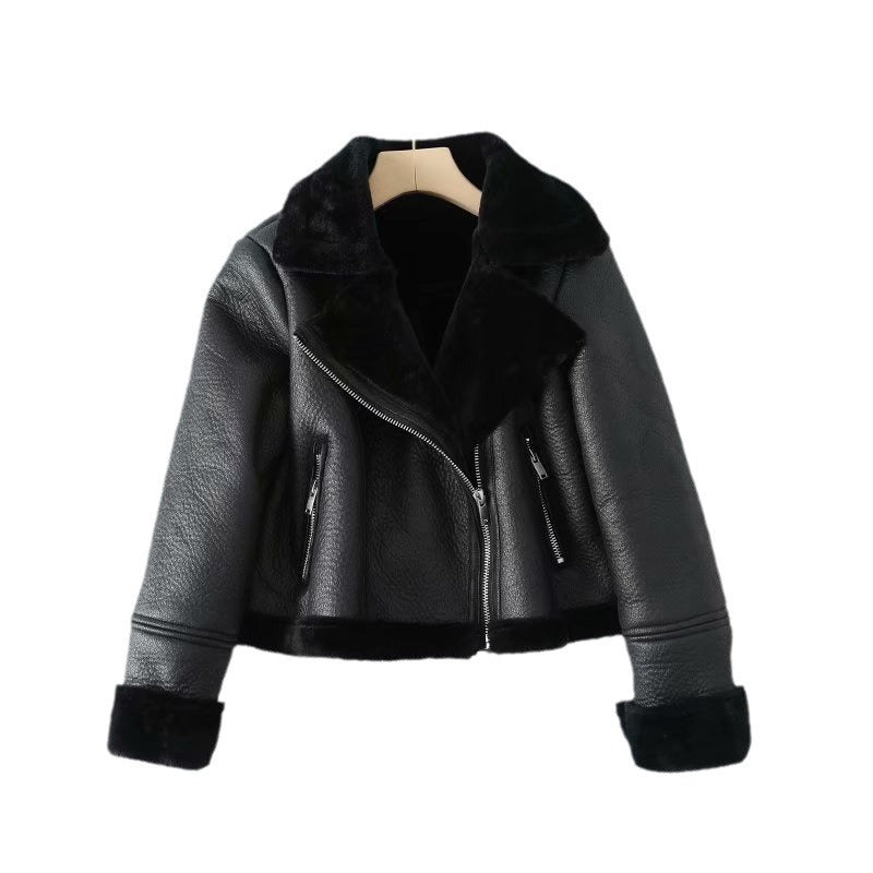 Women's Unique Street Fashion Casual Fur Jackets