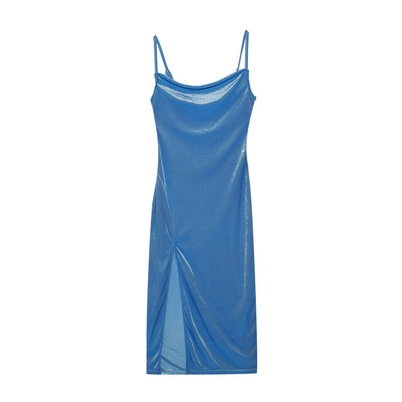 Women's Fashion Sexy Slim Fit Slit Sling Dresses