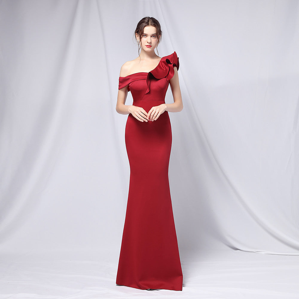 Color Banquet Dress Fashionable Party Long Wedding Dresses