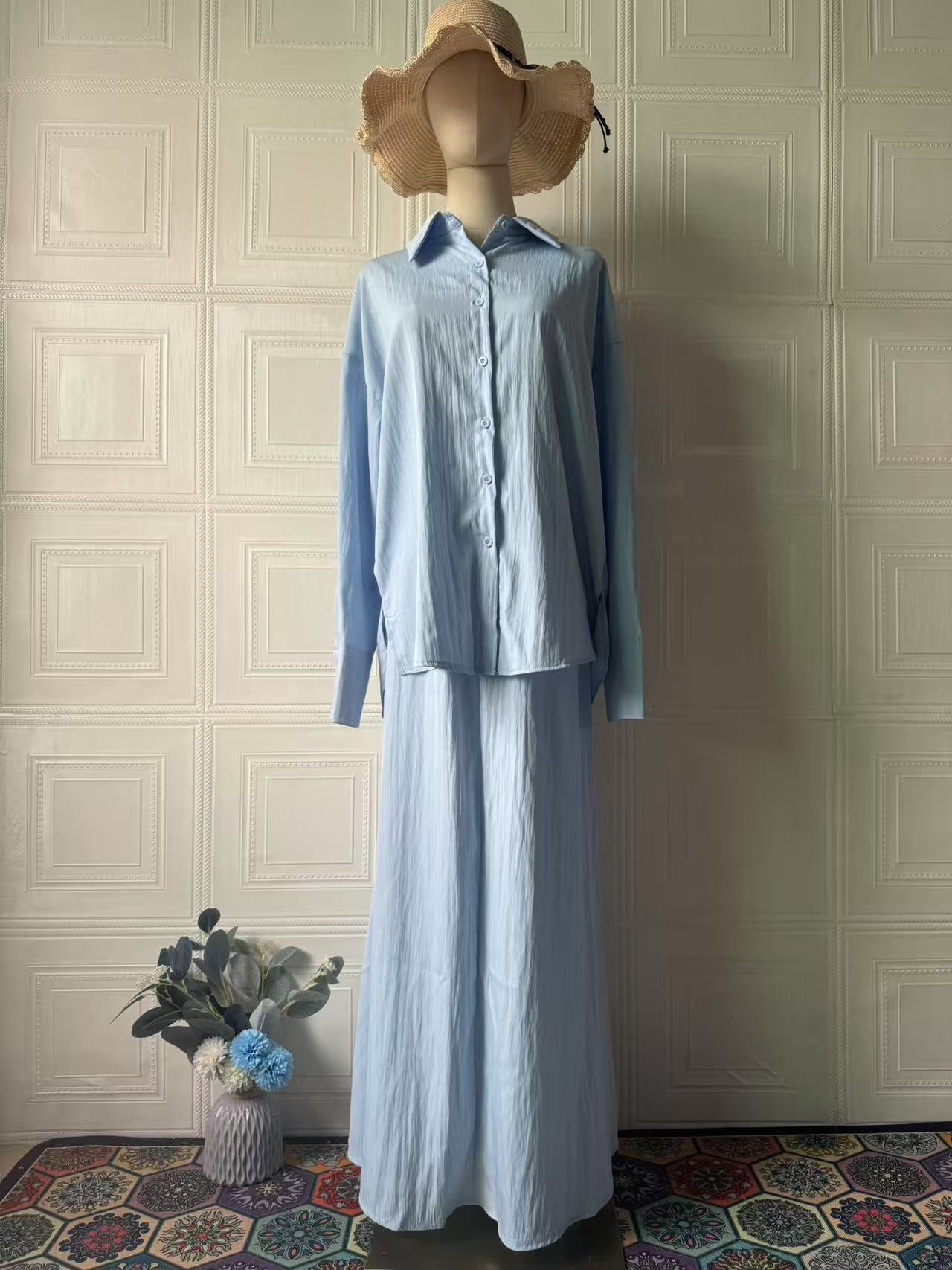 Women's Summer Elegant Soft Long Sleeve Dress Dresses