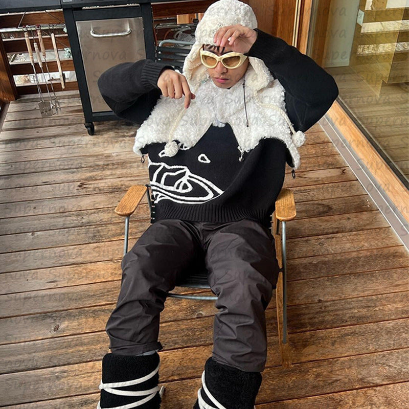 Women's & Men's & Warm Pullover Knitted Personality Trendy Sweaters