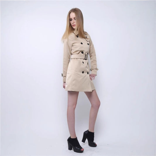 Spring Trench Slim Fit Elegant Double Coats