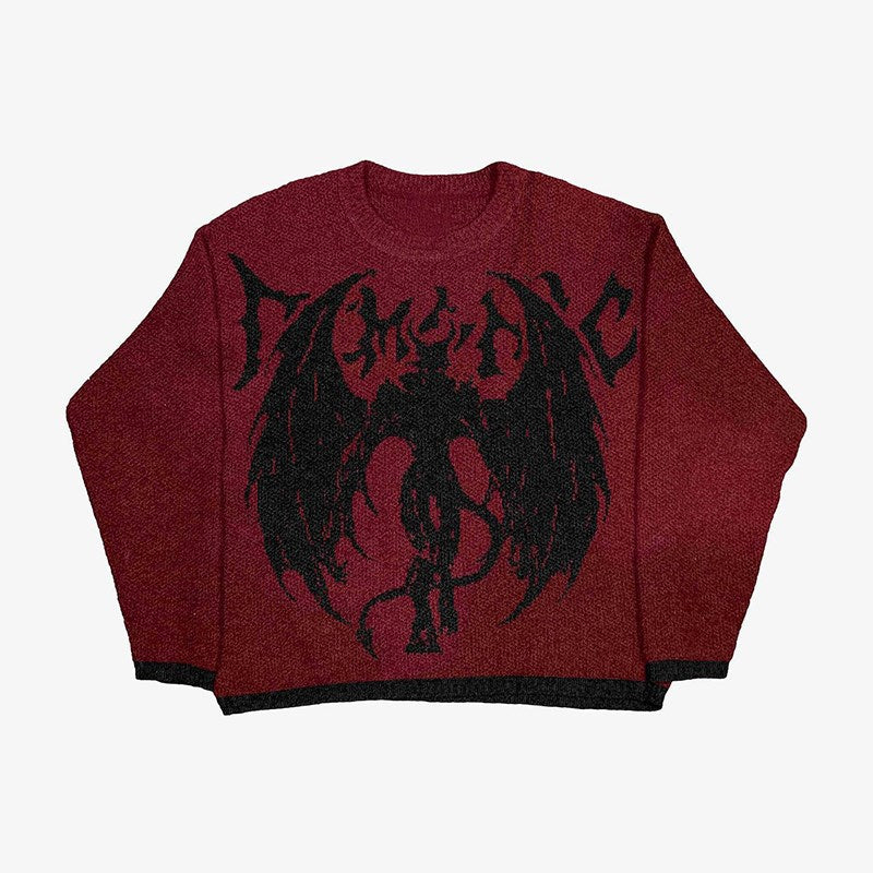 Fashion Round Neck Pullover Jacquard Long Sleeve Sweaters