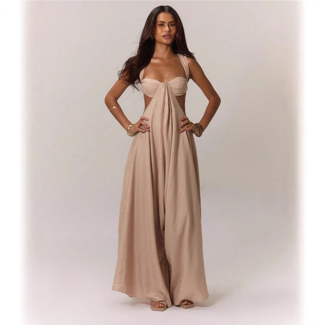 Women's Party Dress Sexy Suspender Trousers Jumpsuits