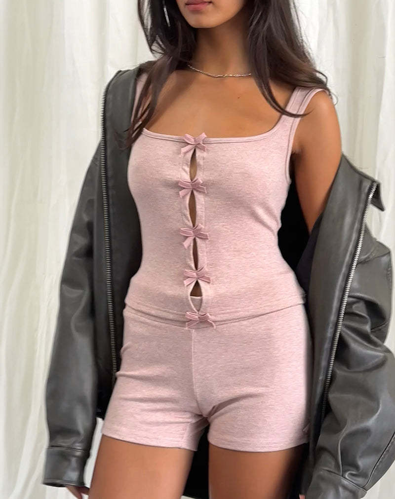 Creative Street Suspenders Cutout Two-piece Set Suits