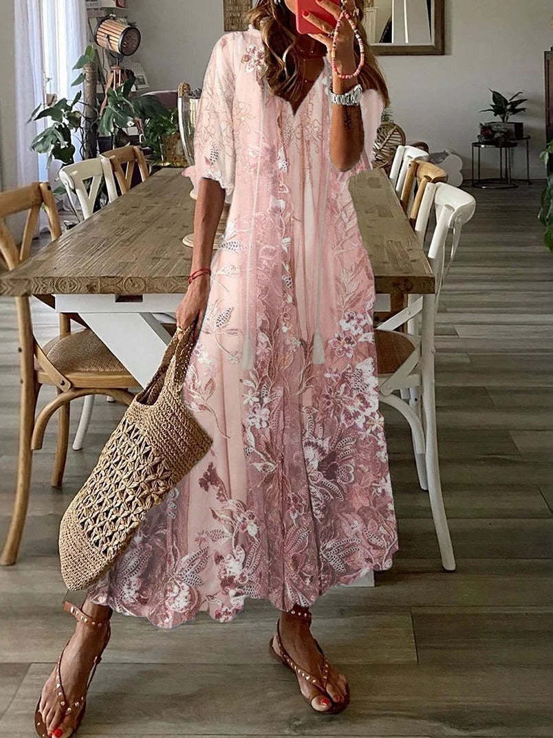 Mother Elegant Graceful Long Summer Lace Skirts