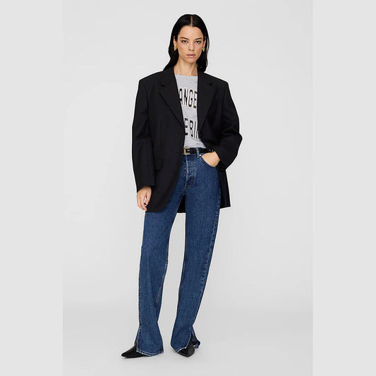 Women's North American Niche Classic Letter Printing Loose Blouses