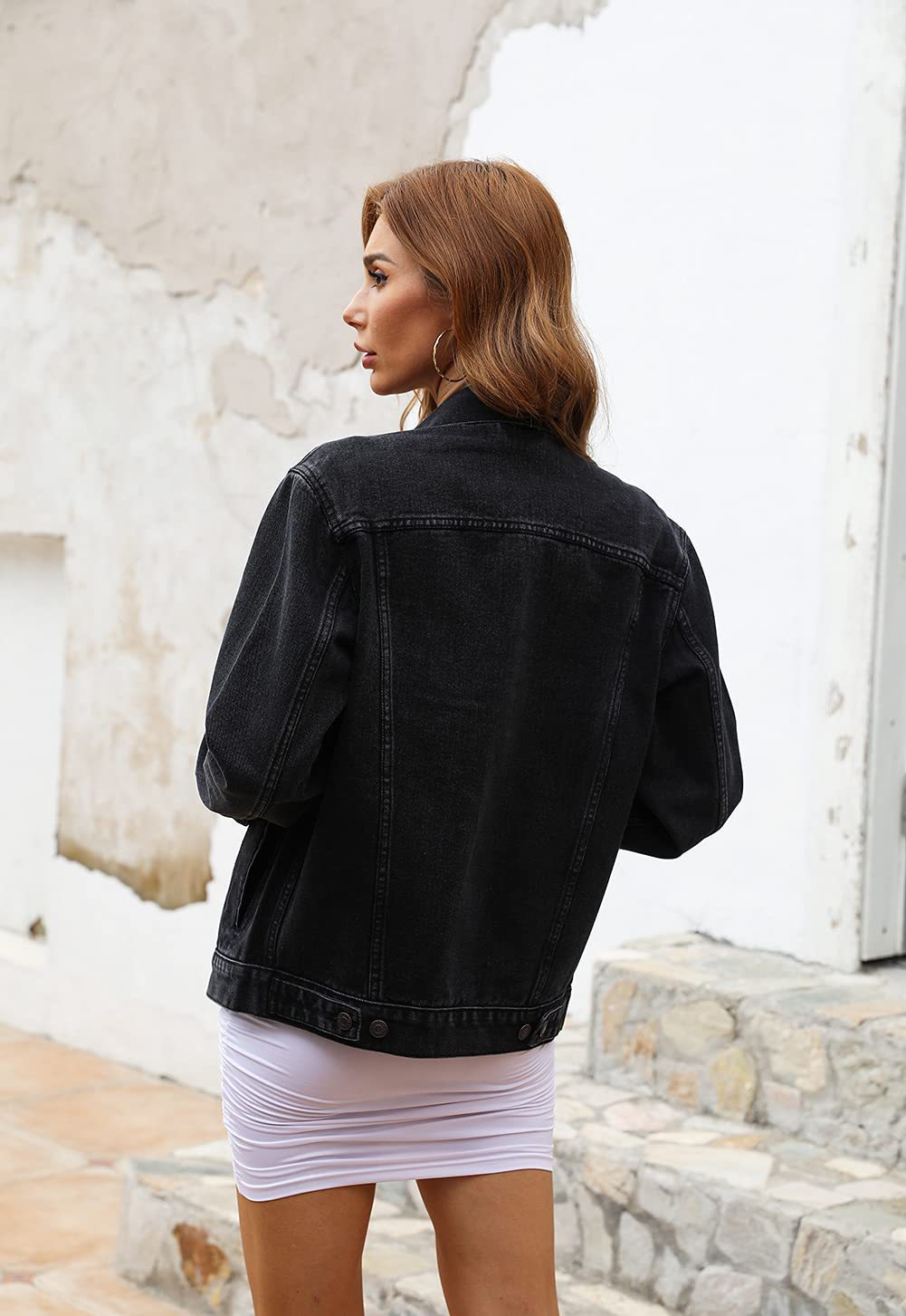 Women's Sexy Fashion Washed Slim Denim Coats