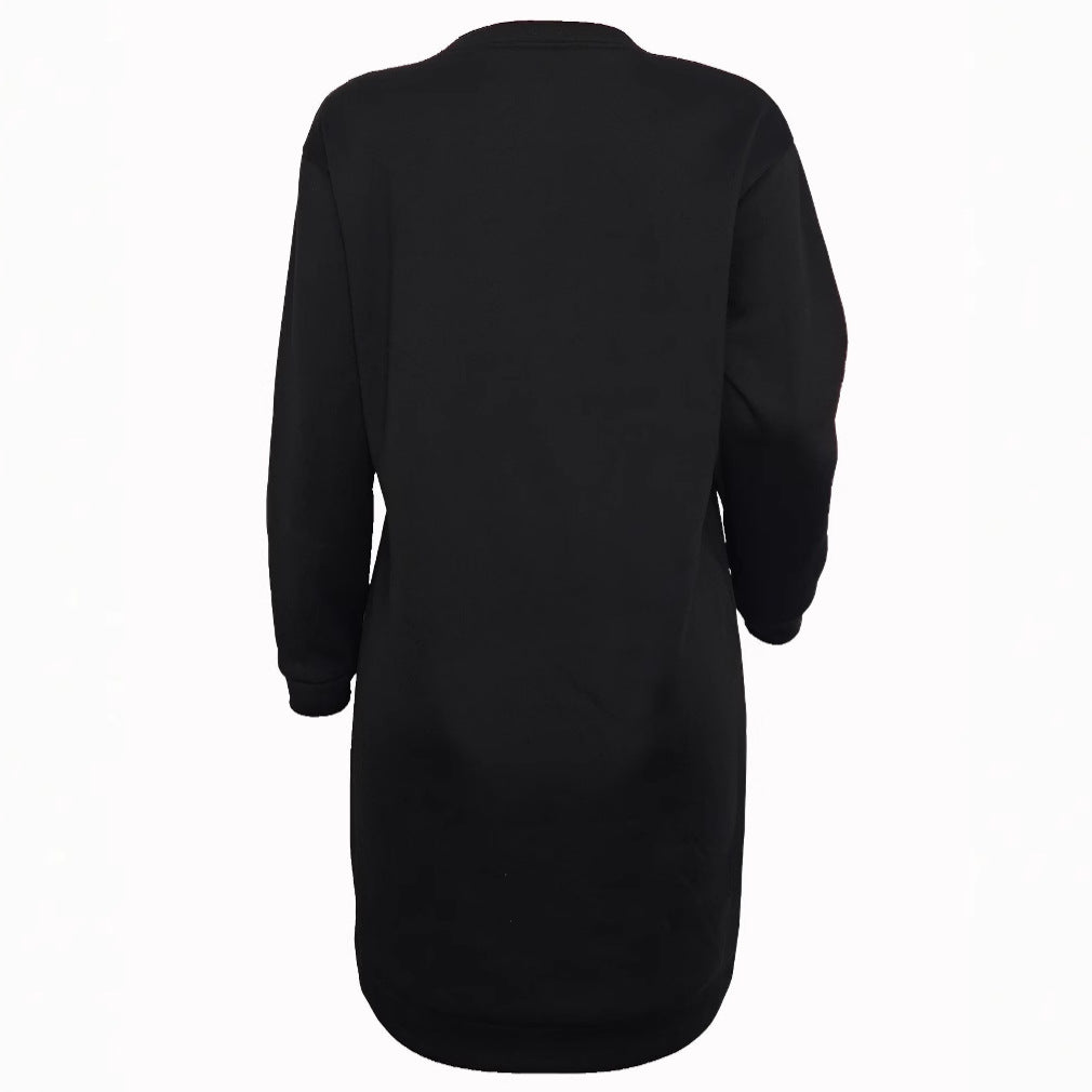 Women's Sports Casual Fleece Thick Dress Women's Sweater, Sweater