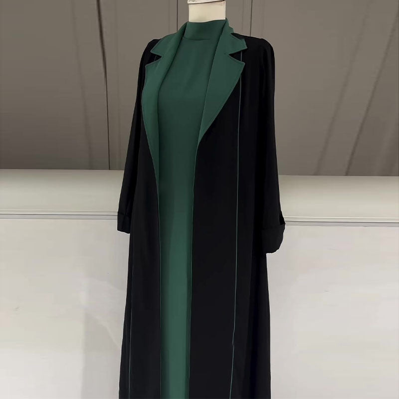 High-grade Fashion Long Robe Trench Outer Coats