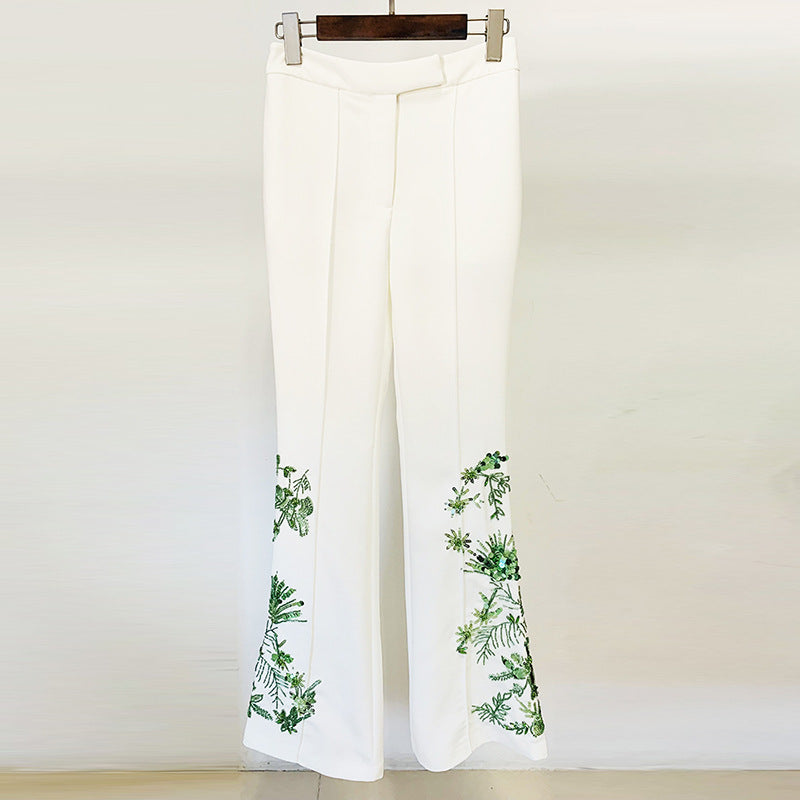 Innovative Unique Fashion Bead Crystals Sequins Pants