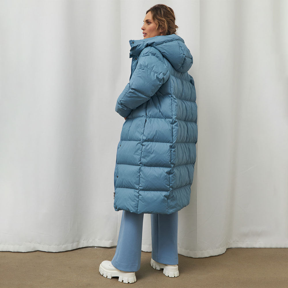 Women's Winter Thickened Long Section Down White Jackets