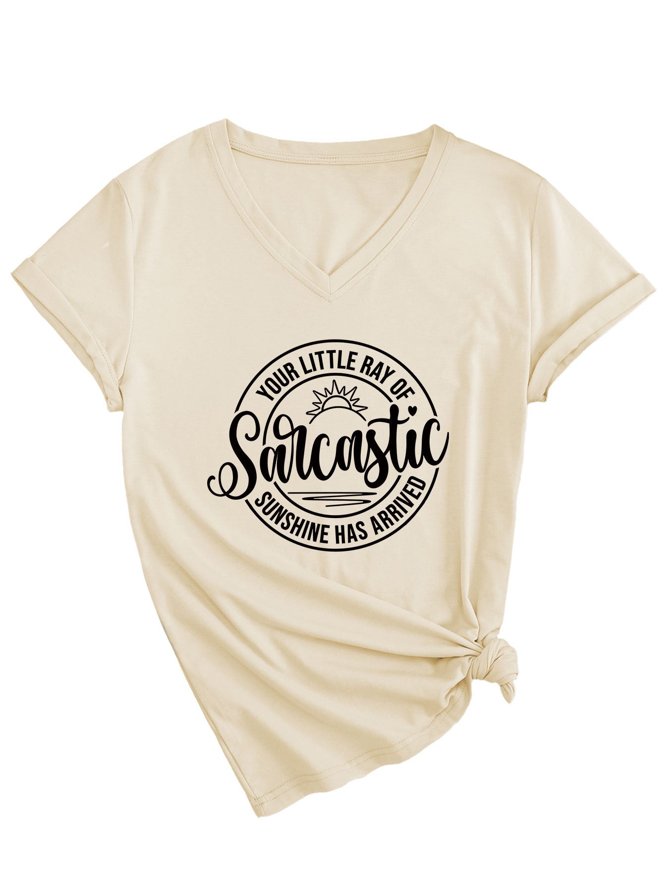 Women's Beautiful Casual Short-sleeved Fashion T-shirt Blouses