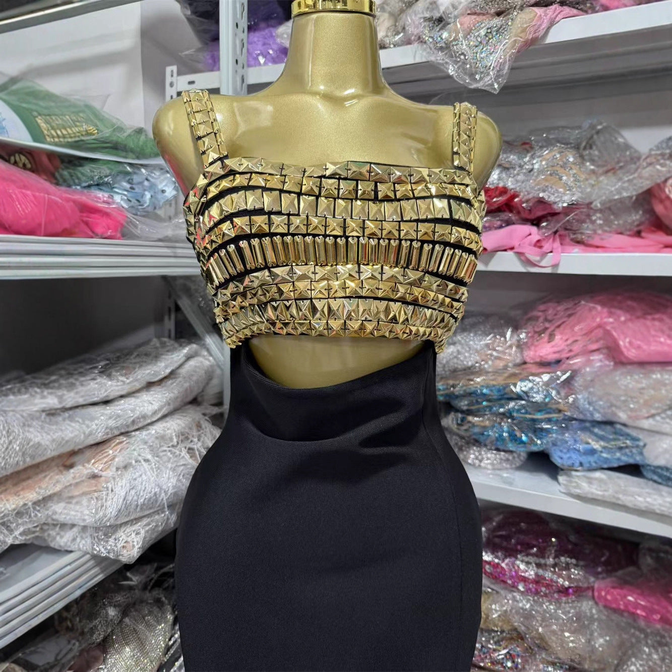 Color Sling Tight Long Slit Dress Dresses