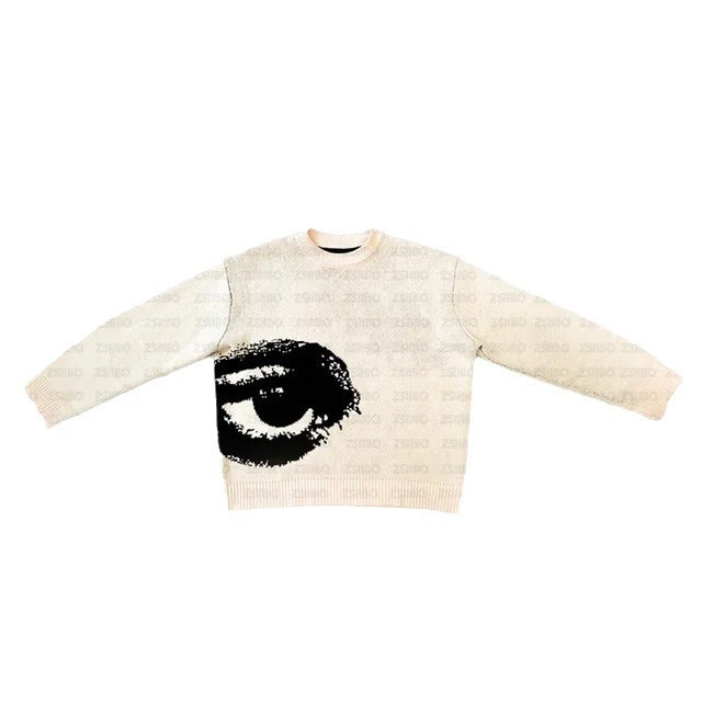 Women's Temperament Commute Style Pullover Loose Round Sweaters