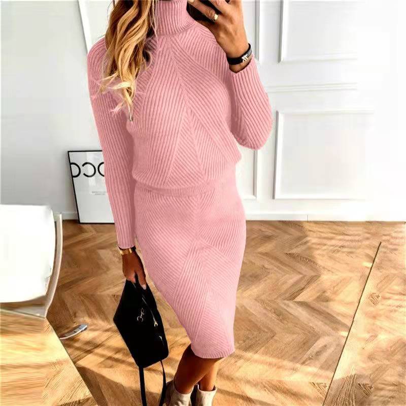 Women's Turtleneck Knitting Solid Color Pullover For Sweaters