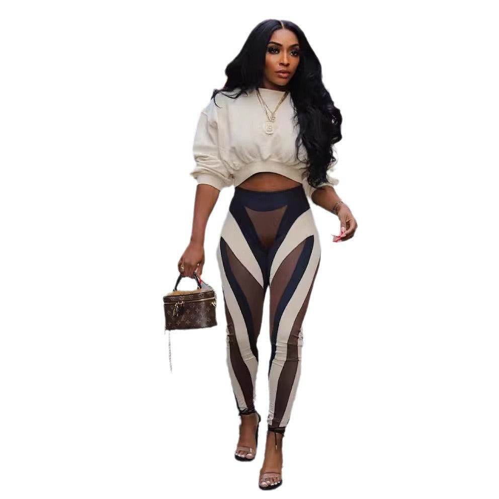Cool Fashion Sexy Long Sleeve Trousers Suits