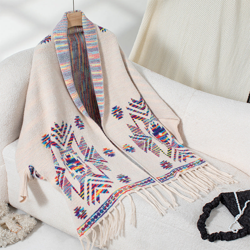 Women's Aztec Pop Geometric Jacquard Ethnic Style Knitwear
