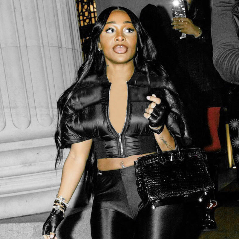 Women's Unique Creative Short-sleeved Fashion Wear Coats