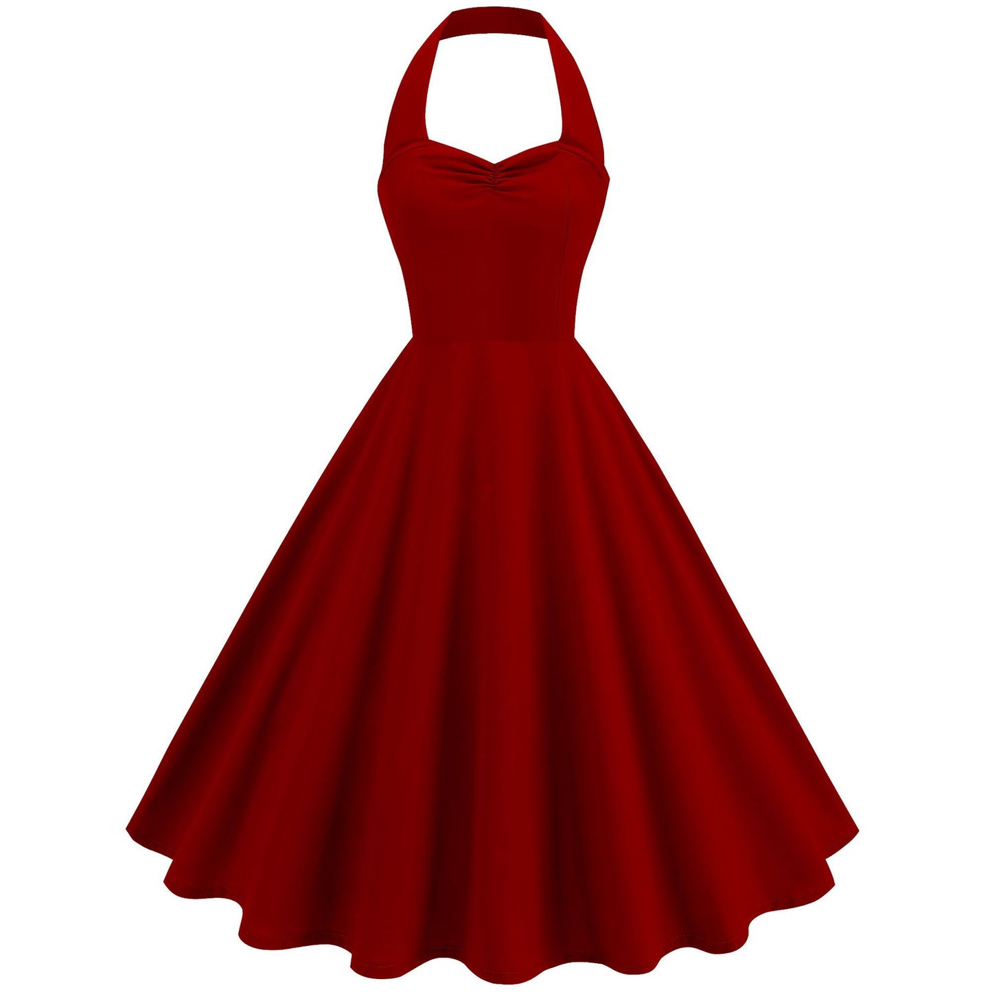 Women's Hepburn Style Little Black Dress Pure Dresses