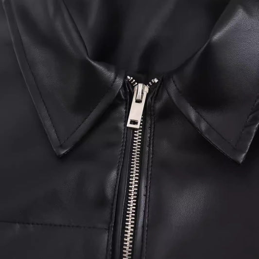 Women's Autumn Transparent Organza Pilot Sweet Cool Jackets