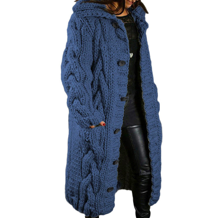 Women's Oversized Fashion Loose Pocket Hooded Sweaters