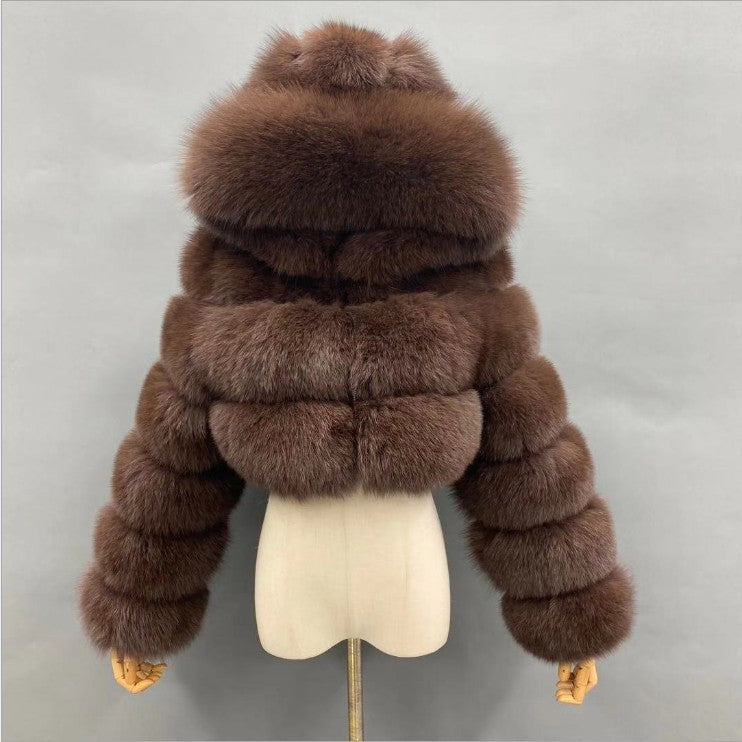 Women's Fur Imitation Warm Hooded For Coats