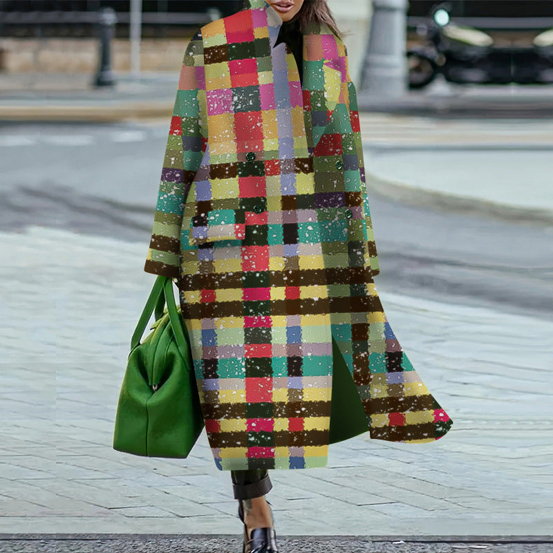 Women's Loose Winter Autumn Woolen Warm Commuting Coats