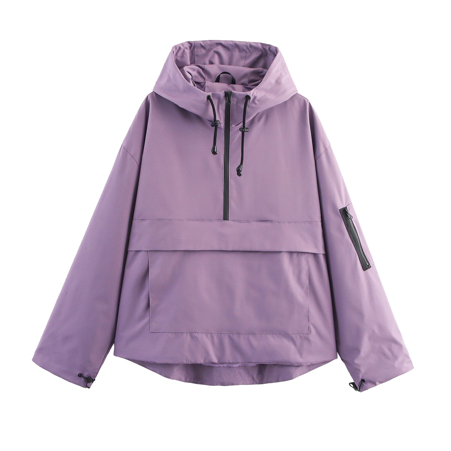 Women's Versatile Casual Hooded Big Pocket Coats