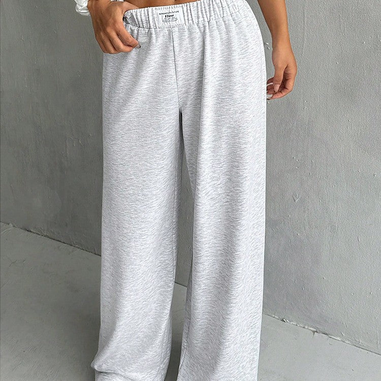 Women's Casual Street Fashion Loose High Waist Pants