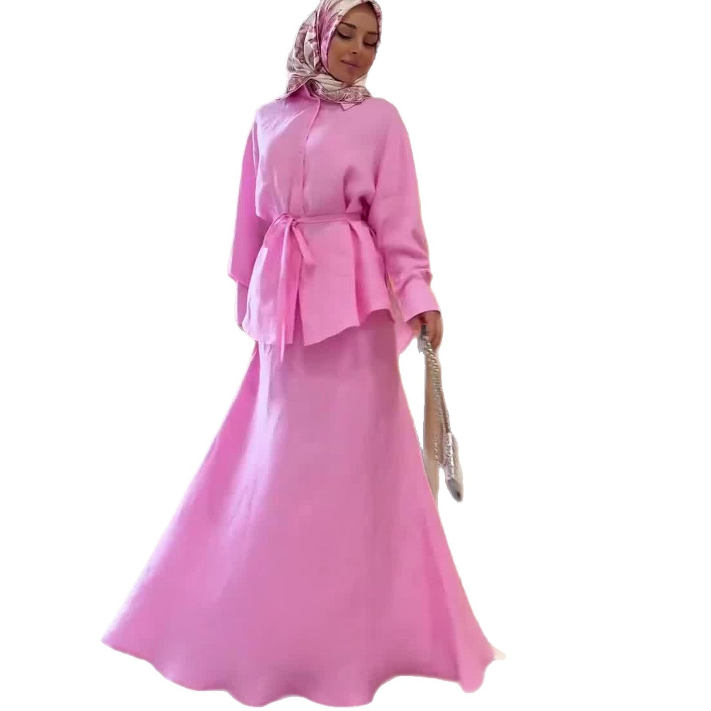 Women's Summer Elegant Soft Long Sleeve Dress Dresses