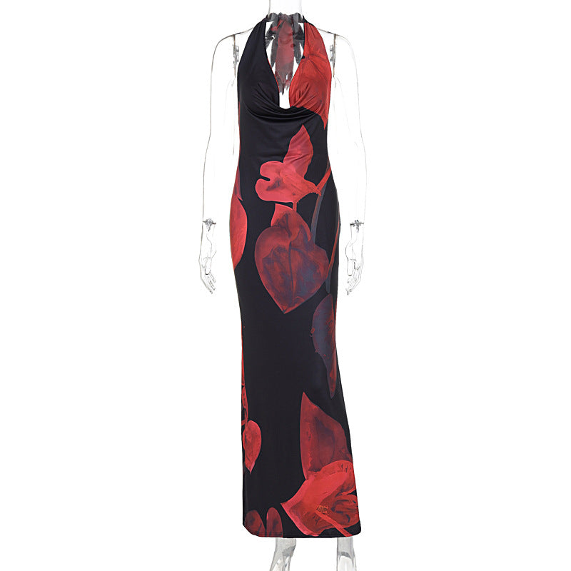 Women's Summer Fashion Sexy Slim Hot Printed Dresses