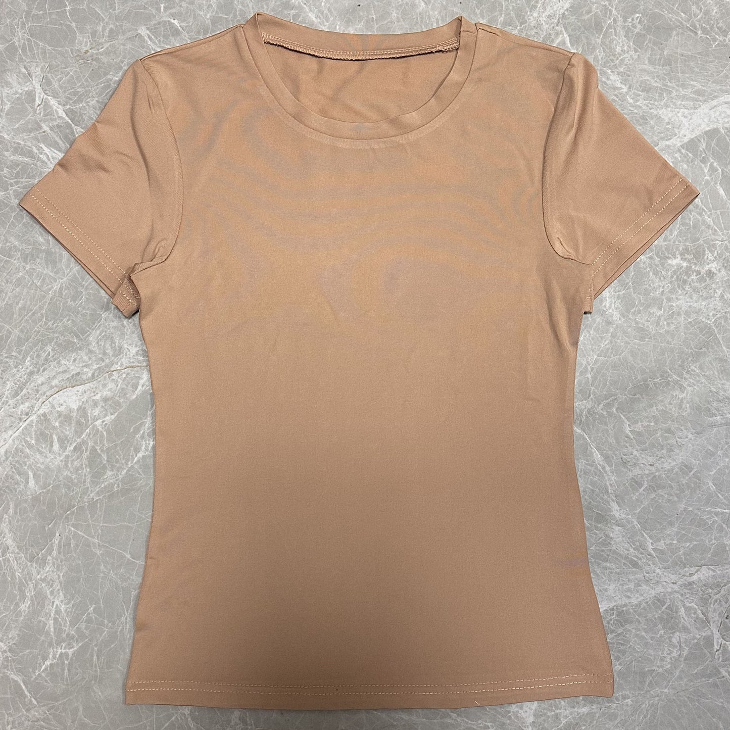 Women's Solid Color Slim Pullover Street Wear Blouses