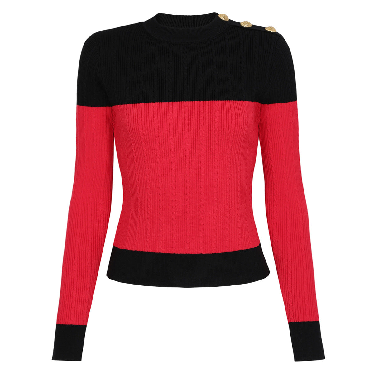 Women's Classic Wool Blended Knitted Bottoming Shirt Blouses