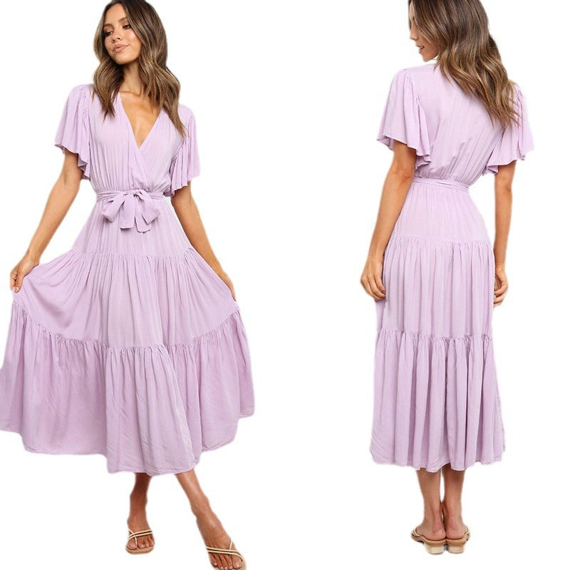 Women's One-piece Dress For Long Large Swing Dresses