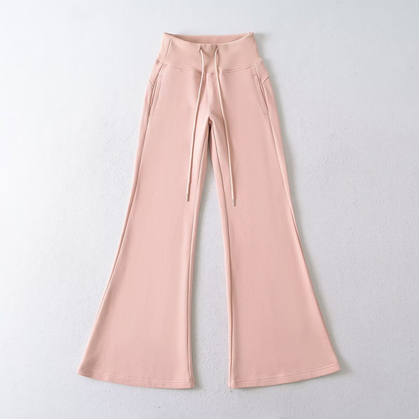 Women's Hot Drawstring Low Waist Sports Horn Pants