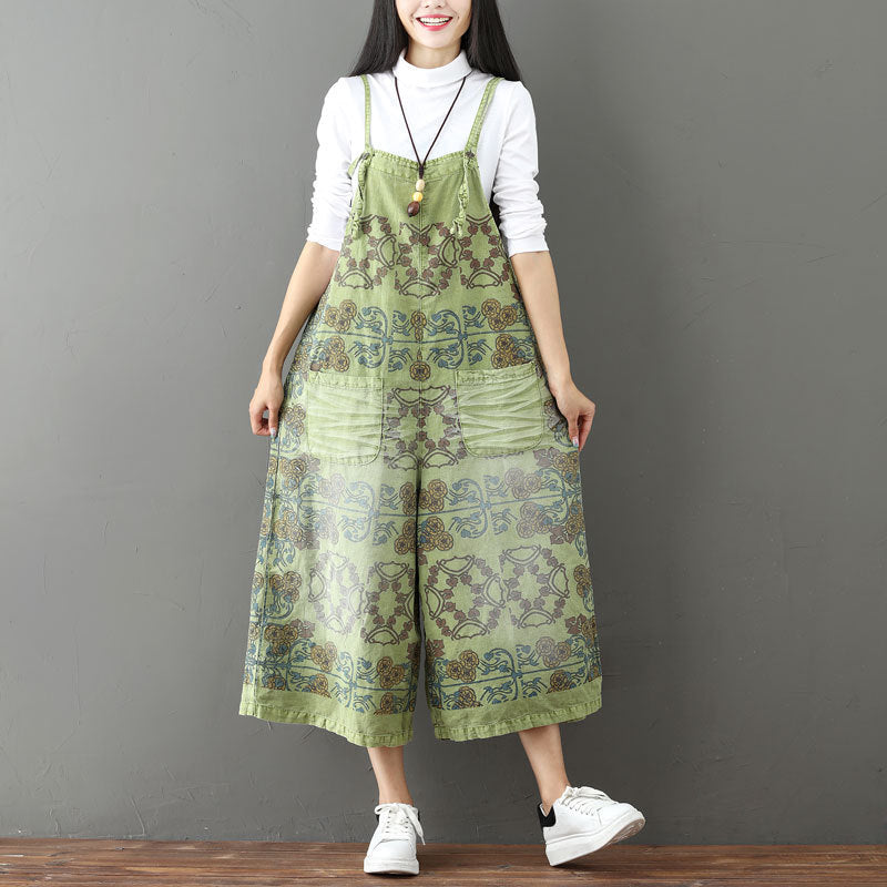 Women's Washed Casual Mori Style Wide Leg Pants