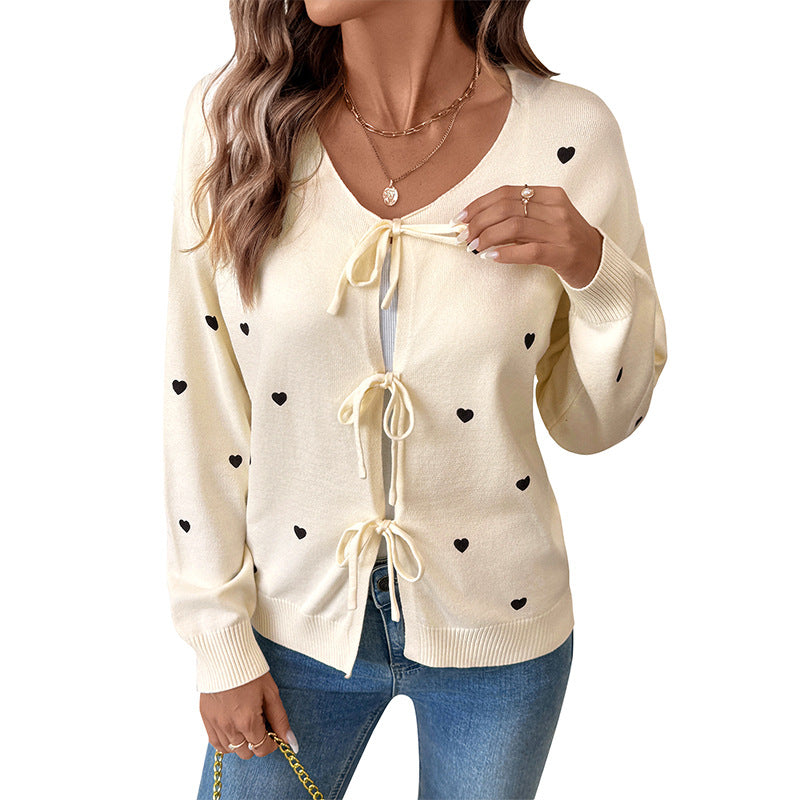 Creative Sweet Cute Style Love Pattern Sweaters