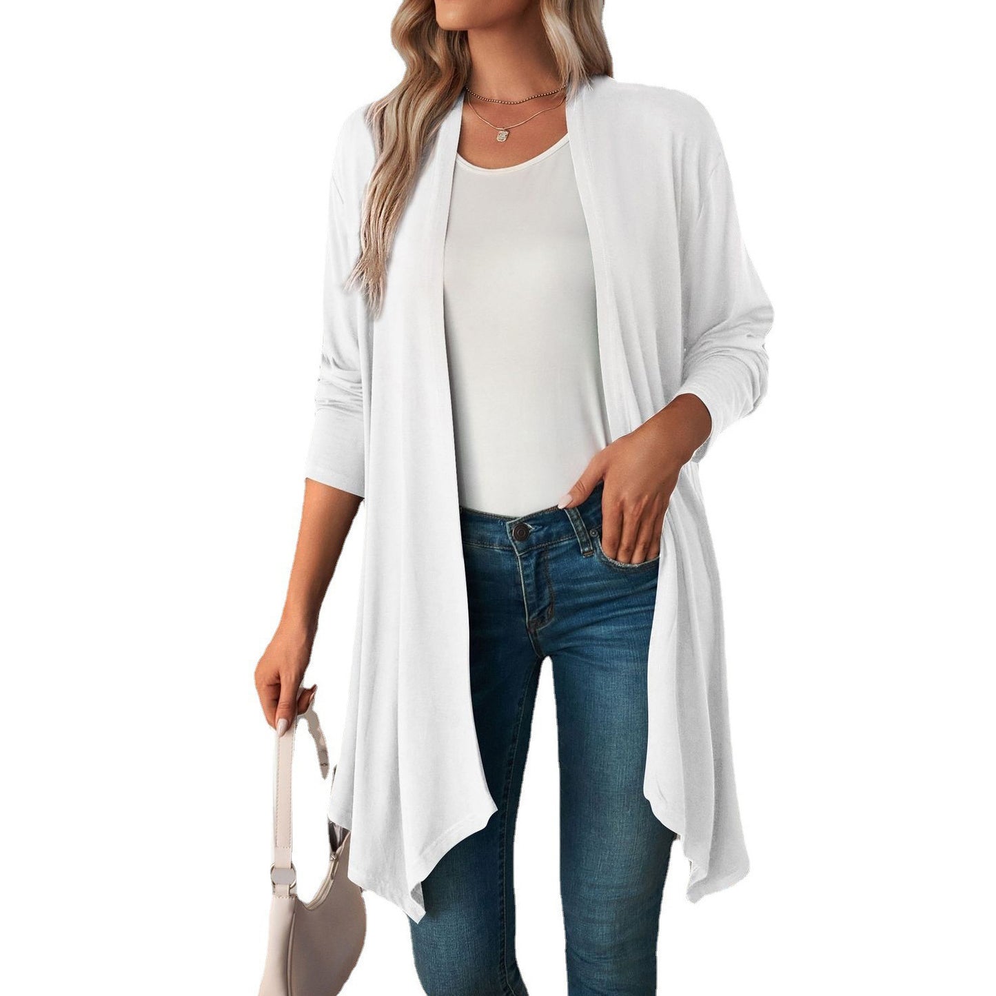 Women's Autumn Solid Color Long Sleeve Casual Women's Sweater