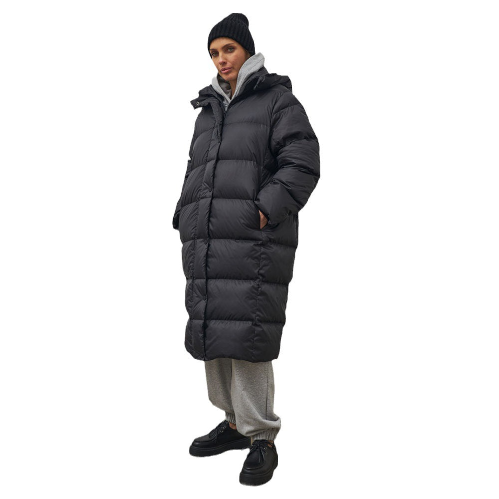 Women's Winter Thickened Long Section Down White Jackets