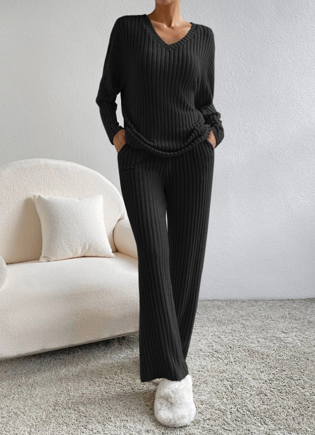 Women's Two-piece Autumn Fashion Casual Straight Loose Suits