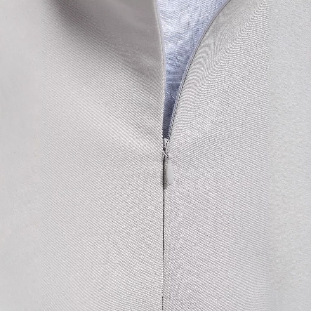 Women's Spring Fashion Sexy Poplin Splicing Sling Dresses