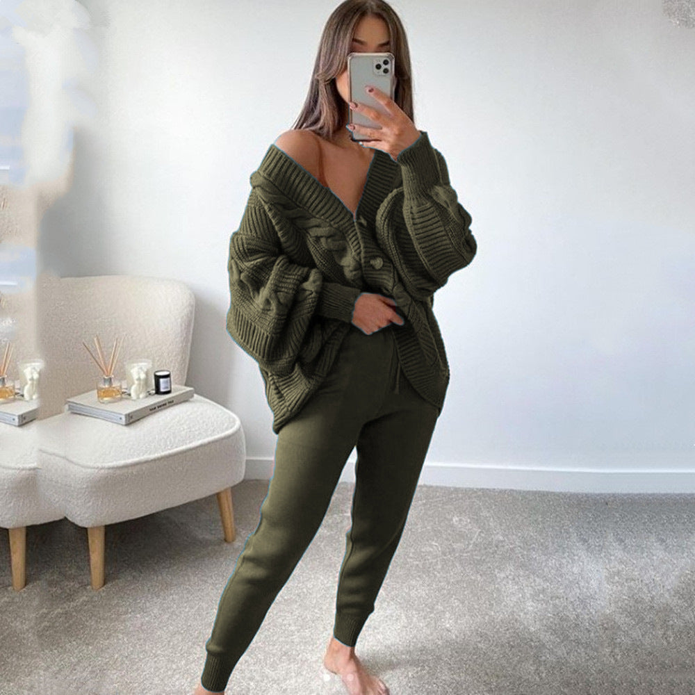 Women's Fashion Solid Color Slimming Long Sleeve Sweater