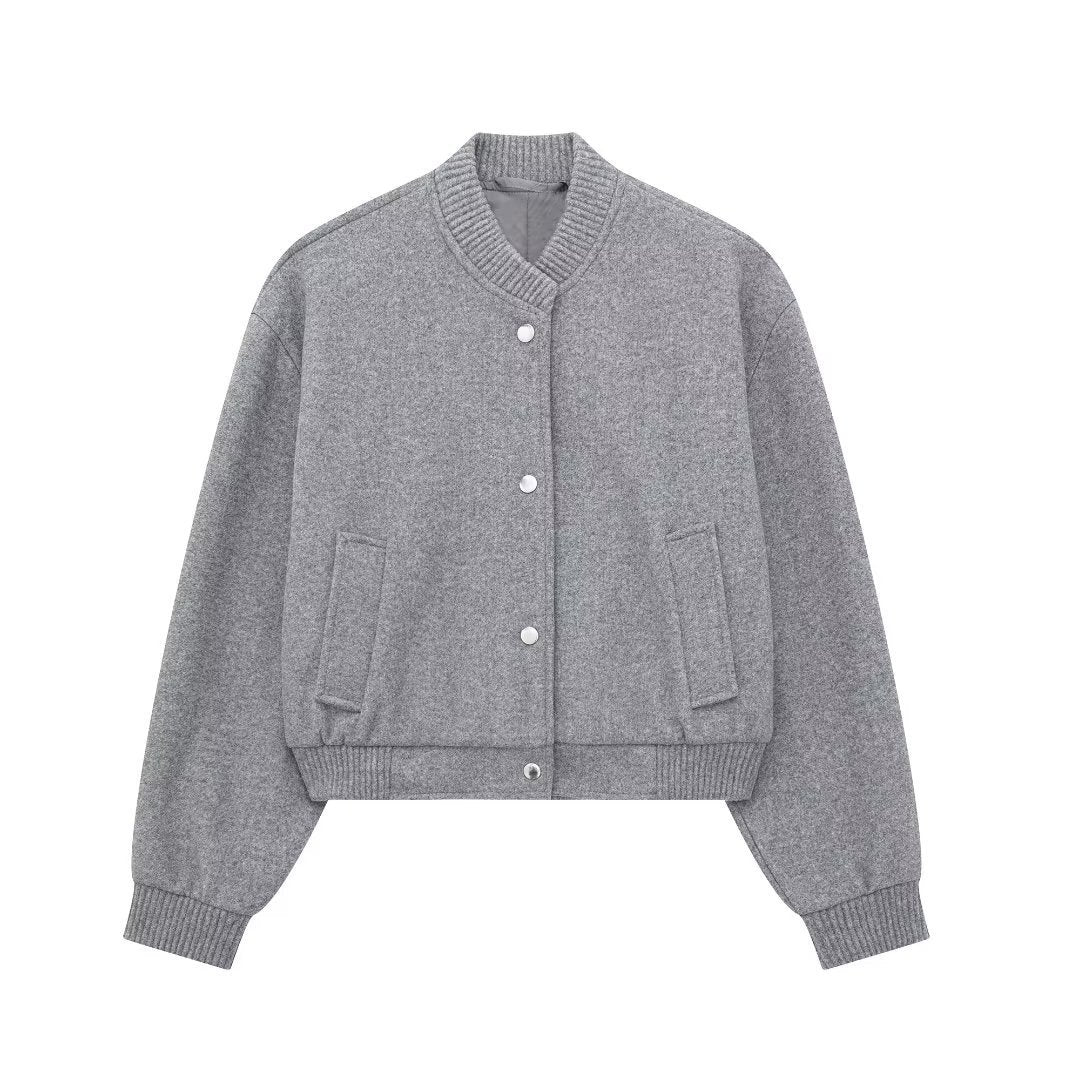 Women's New Attractive Soft Loose Bomber Jackets