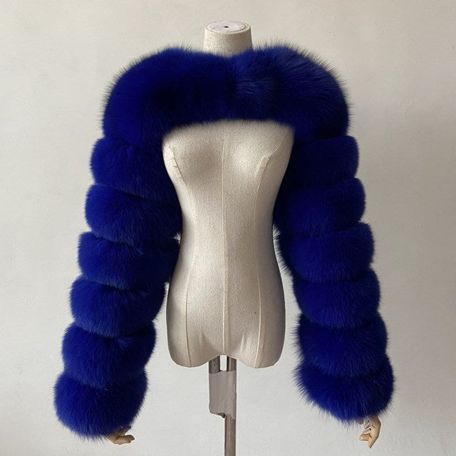 Women's Fur Artificial Imitation Fox Ultra Faux Coats