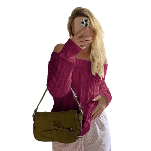 Women's Leisure Commute Solid Color Long Sleeve Sweaters