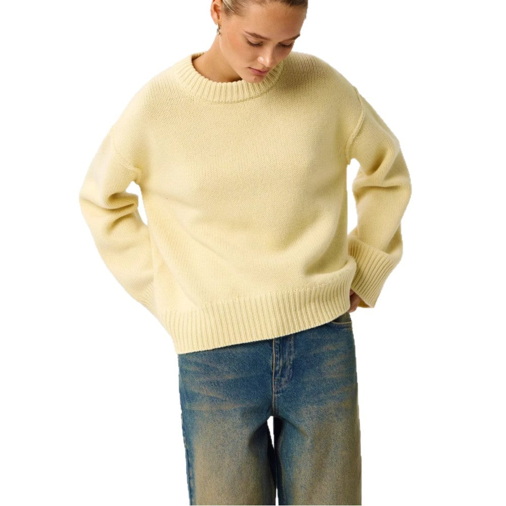 Attractive Knitted Russian Round Neck Loose Sweaters