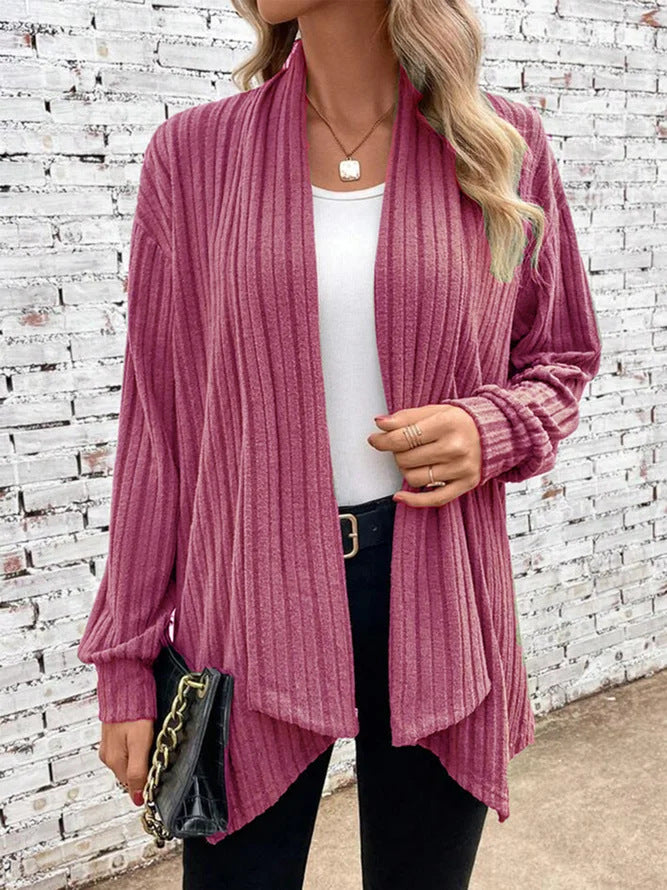 Women's Long Sleeve Solid Color Loose Jackets