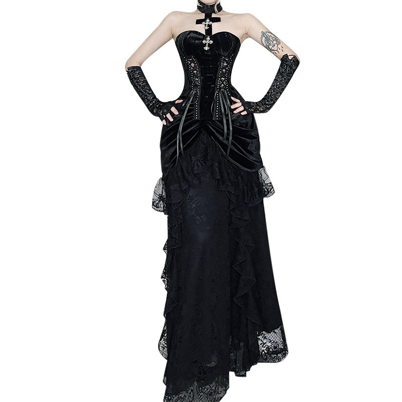 Asian Culture Victoria Veet Summer Banquet Skirts